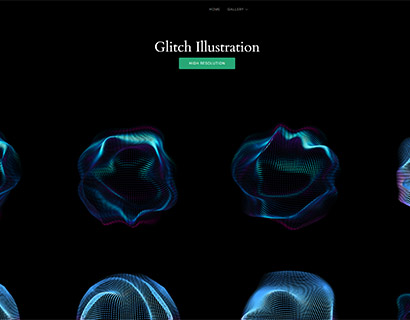 Glitch illustration